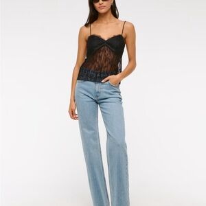 Abercrombie & Fitch Black Tank Top